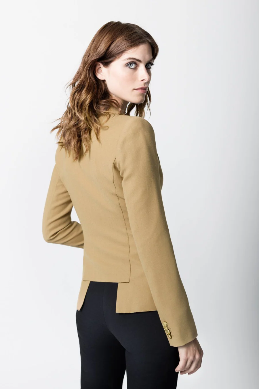 Classic Duchess Blazer Camel - Image 5