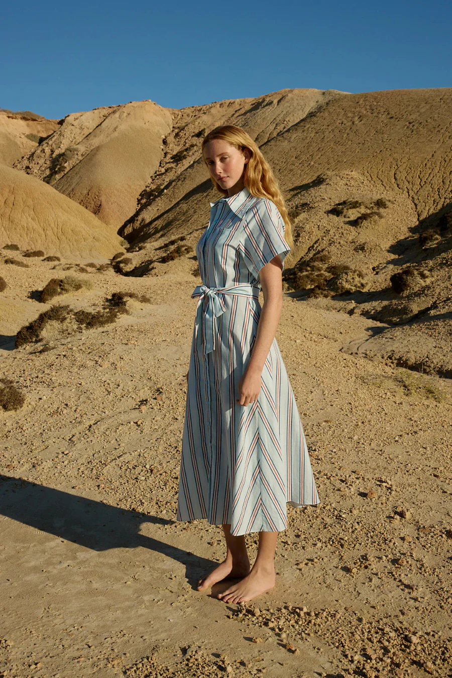 Edie Shirt Dress Blithe Cherry Stripe - Image 2