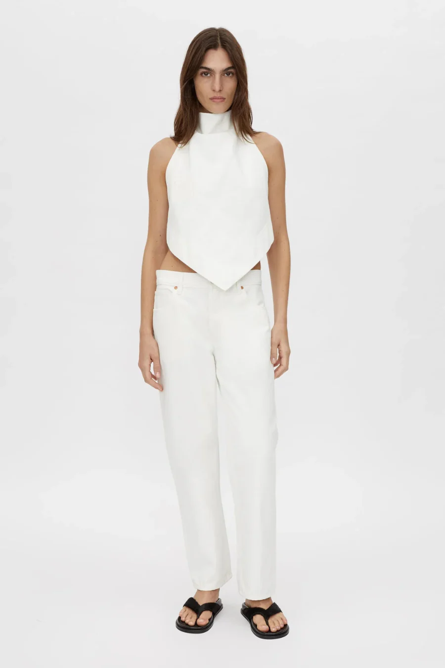 Eleni Denim Top Salt