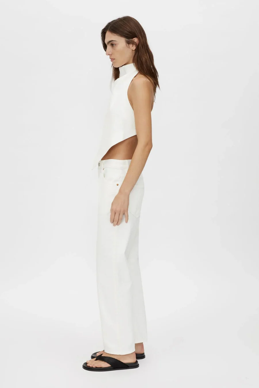 Eleni Denim Top Salt - Image 3