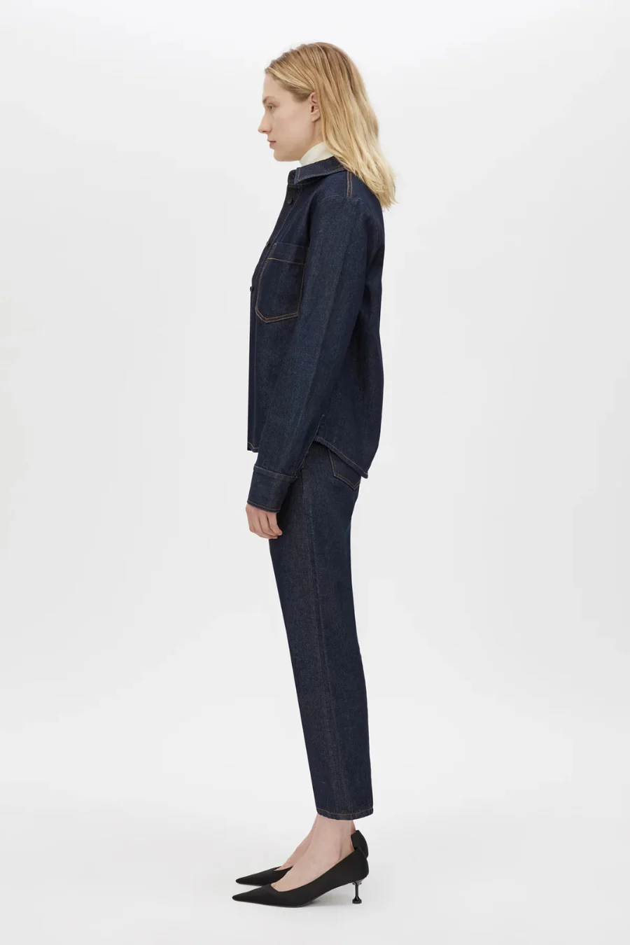Elian Denim Shirt Indigo - Image 2