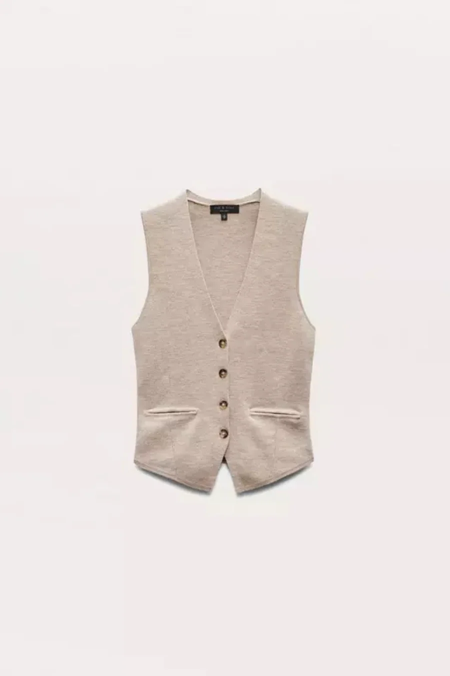 Ella Vest Dark Taupe - Image 7