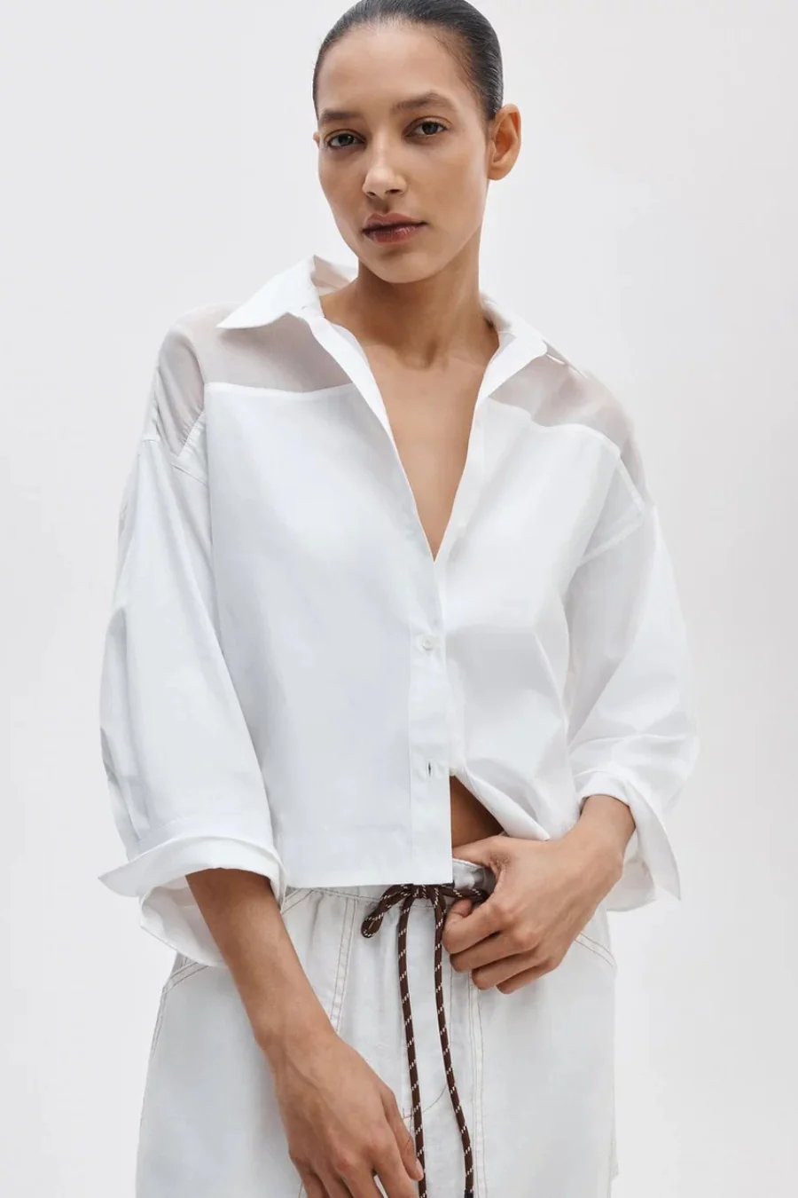 Elly Short Sleeve Shirt White