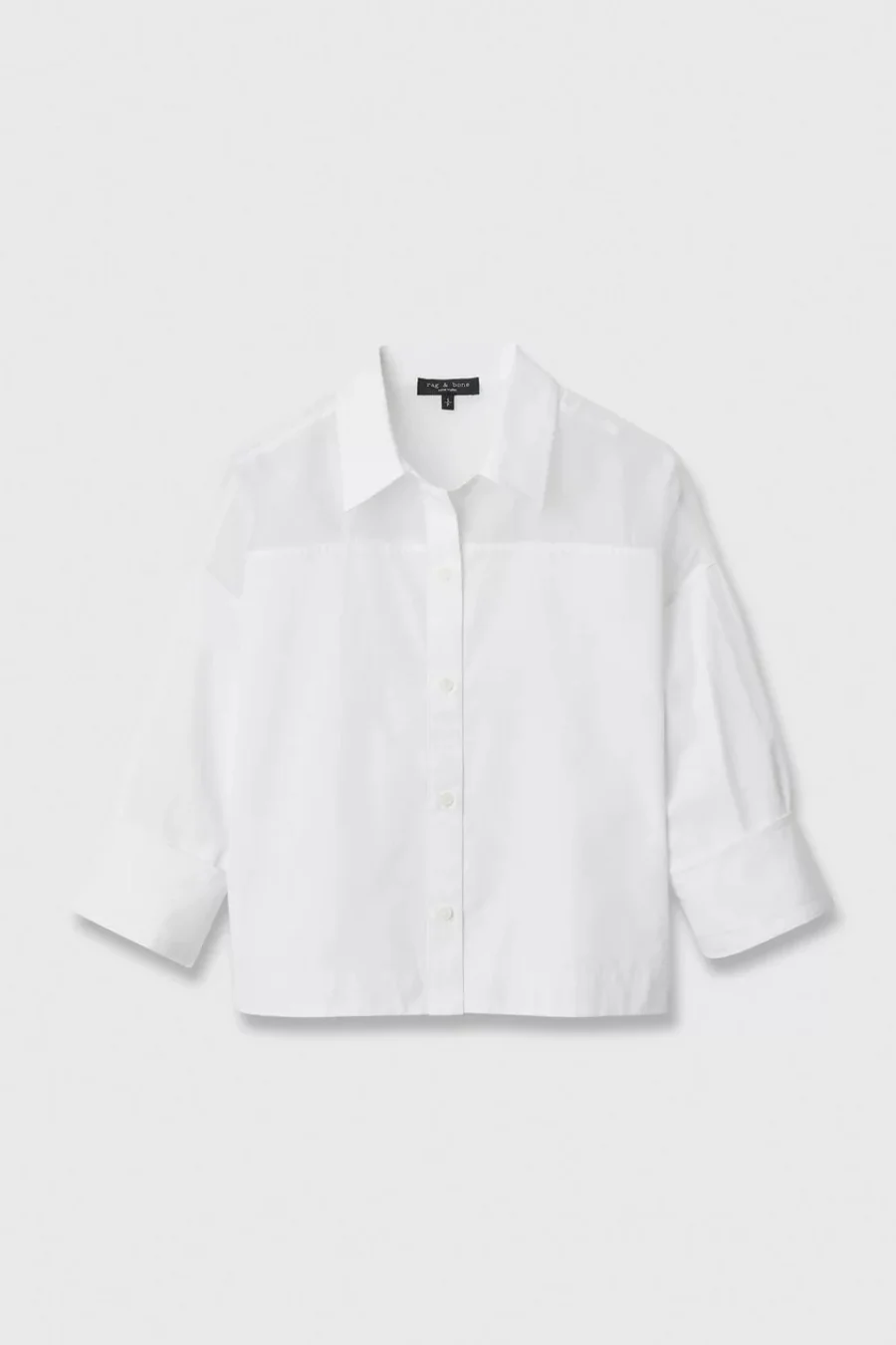 Elly Short Sleeve Shirt White - Image 4