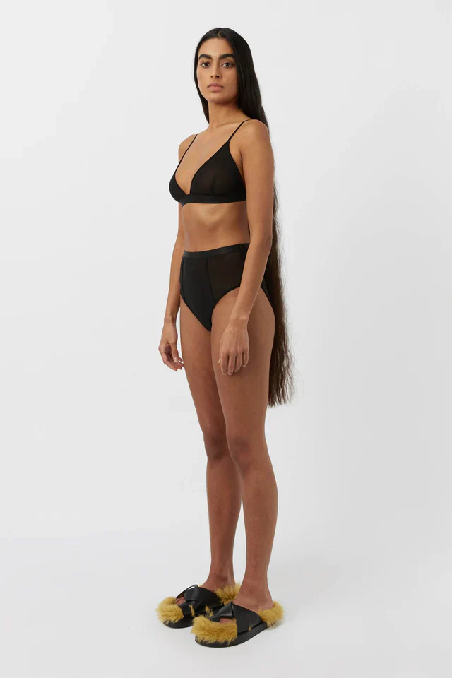 Enzo Mesh Boy Short Black - Image 3