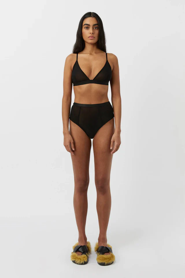 Enzo Mesh Boy Short Black - Image 4
