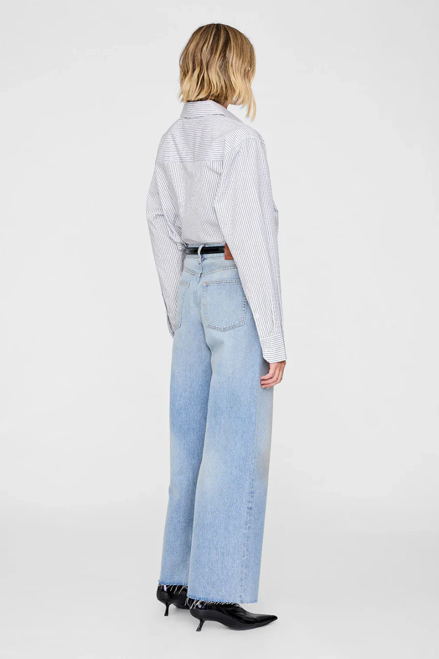 Essie Shirt White And Navy Stripe - Image 2