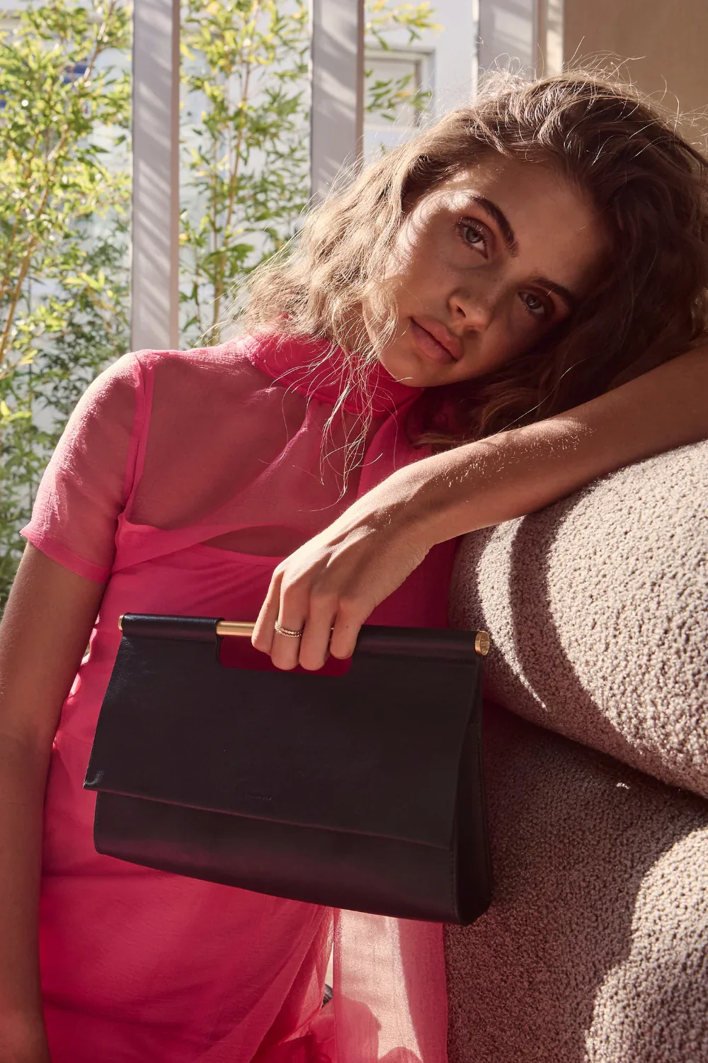 Eve Clutch Bag Black - Image 8