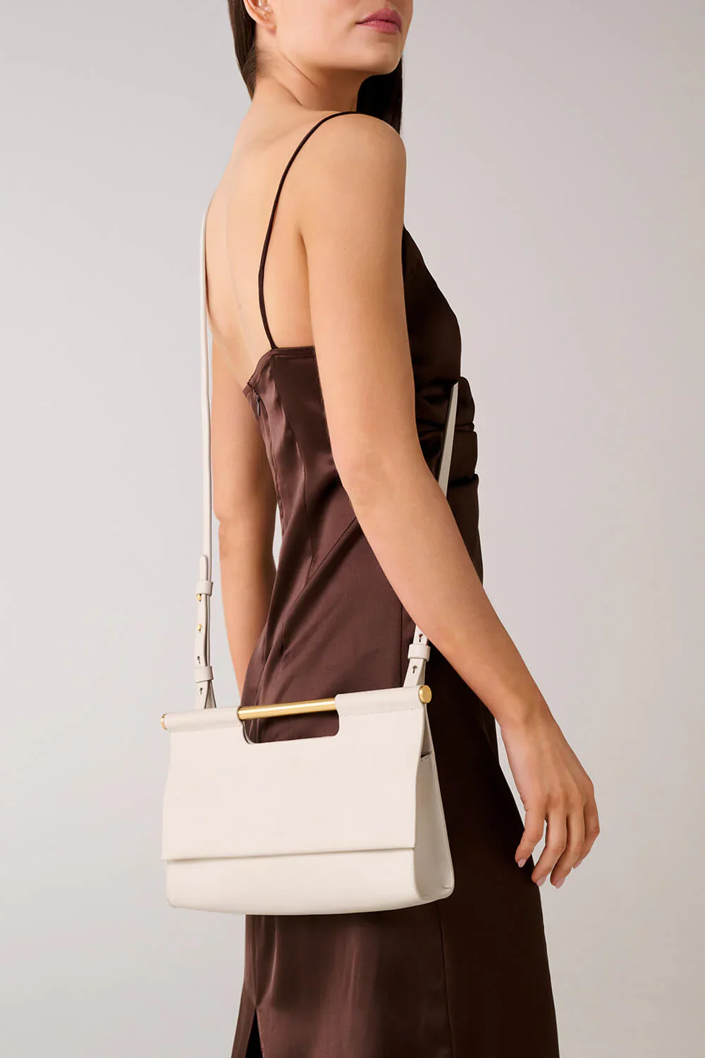 Eve Clutch Bag Chalk - Image 4