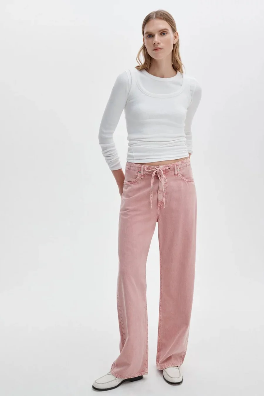 Featherweight Phoebe Drawstring Wide Raspberry - Image 3