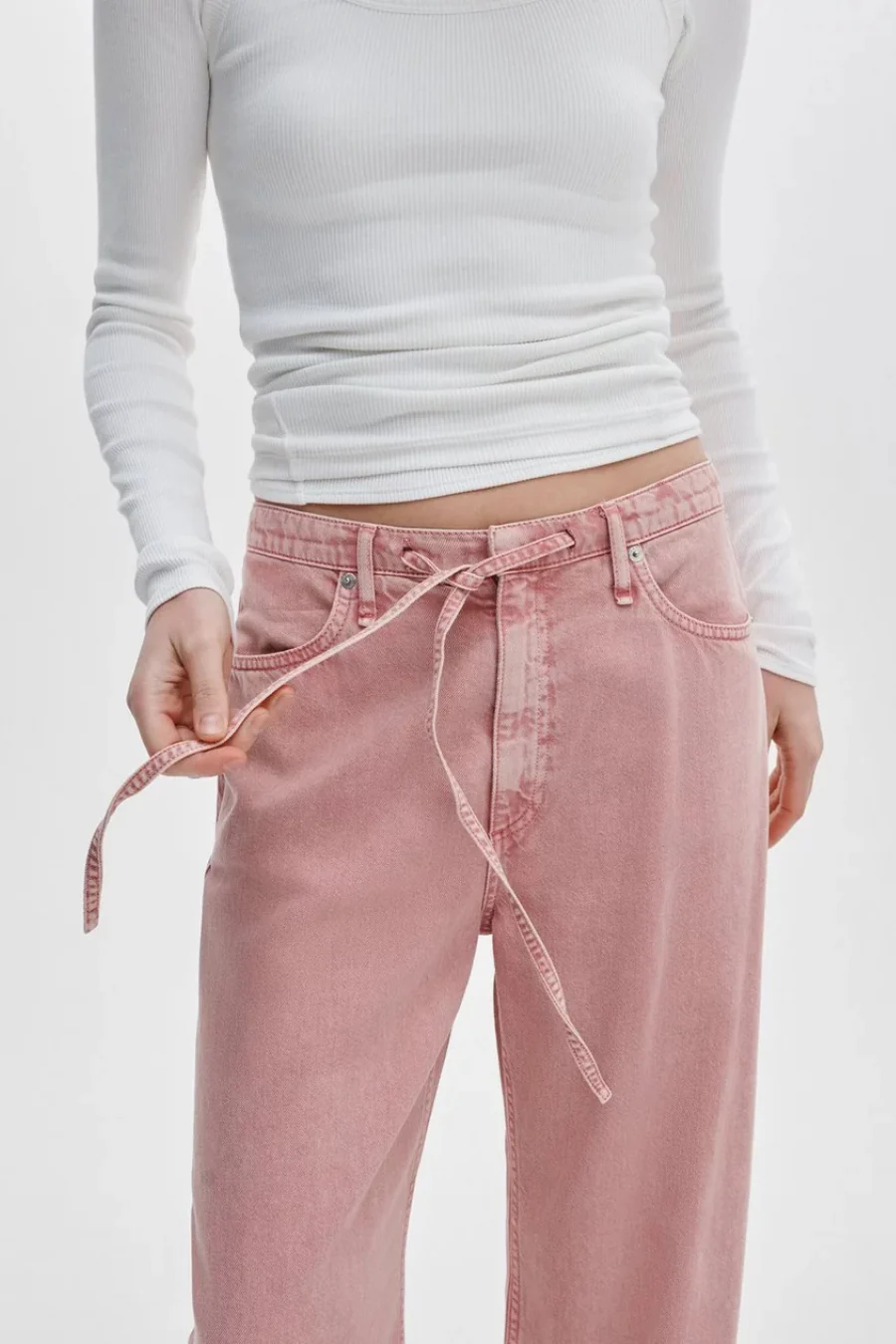 Featherweight Phoebe Drawstring Wide Raspberry - Image 4