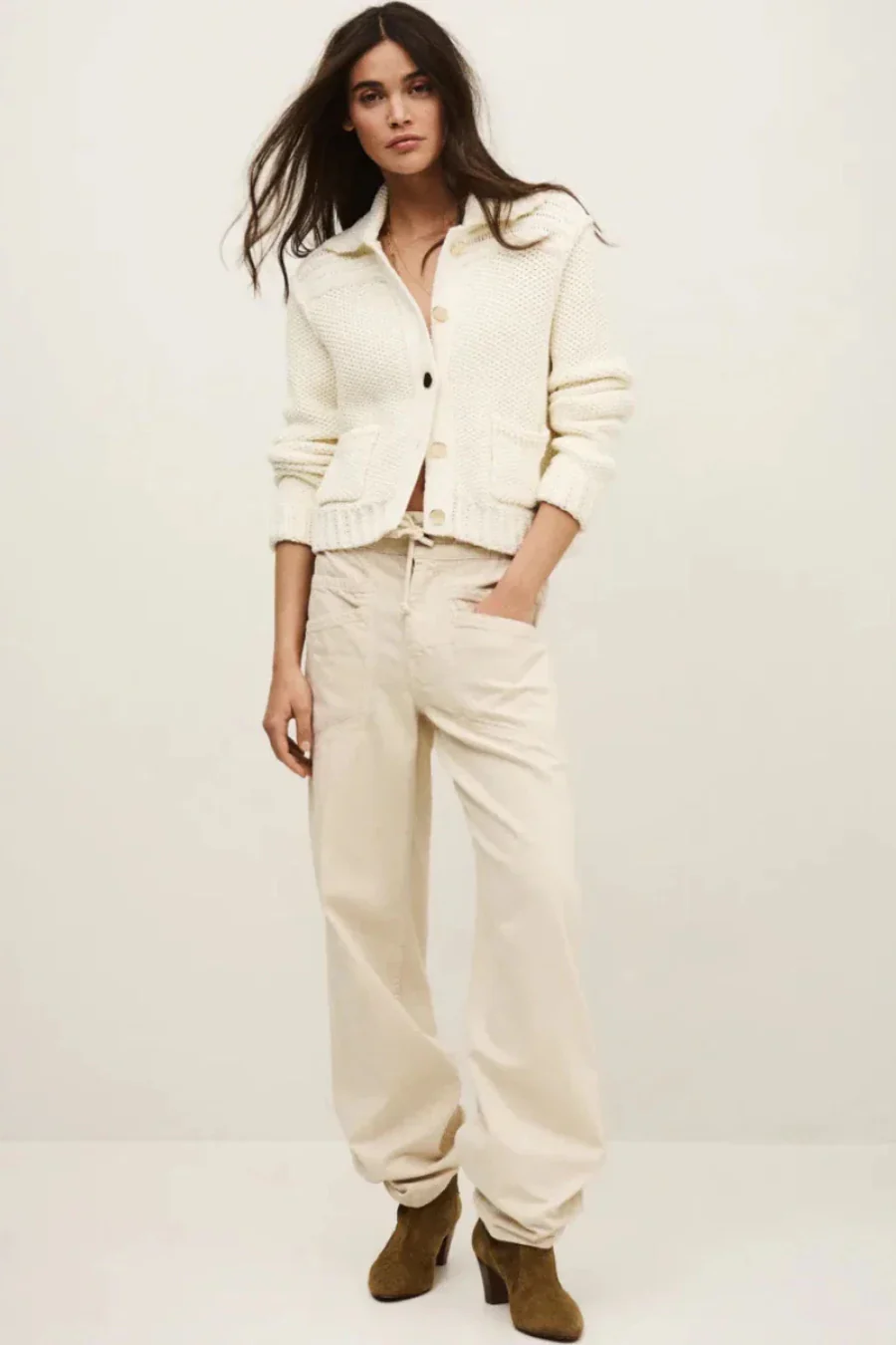 Federica Cardigan Ecru