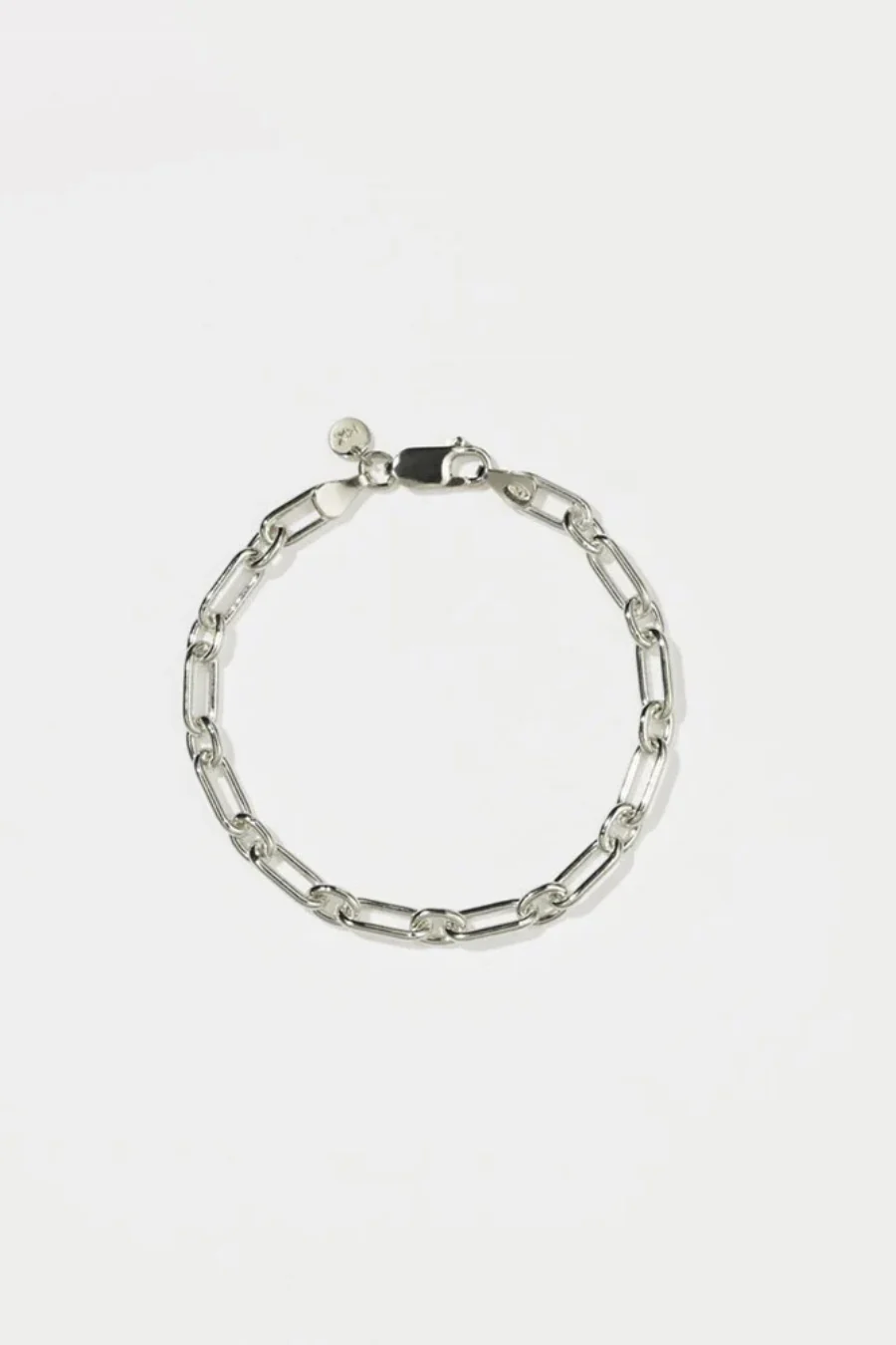 Figaro Paperclip Bracelet Sterling Silver 17cm - Image 3