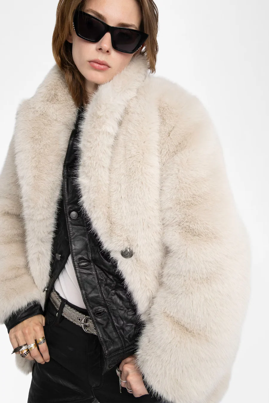 Fleur Coat Ecru - Image 3