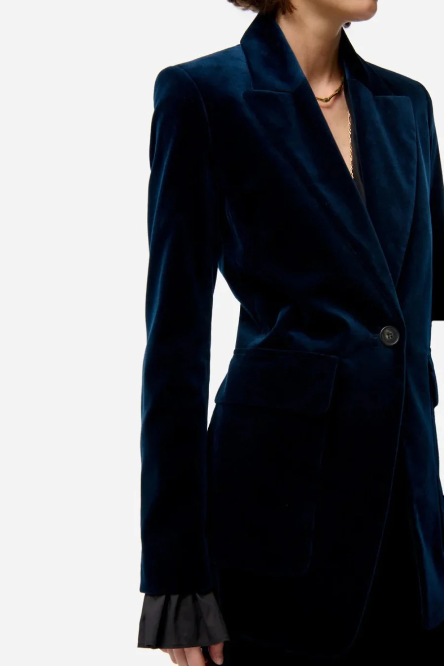 Floea Blazer Petrol Blue - Image 4