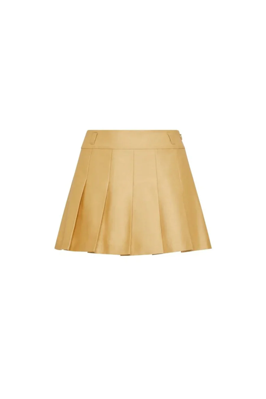 Flora Mini Skirt Beige - Image 4