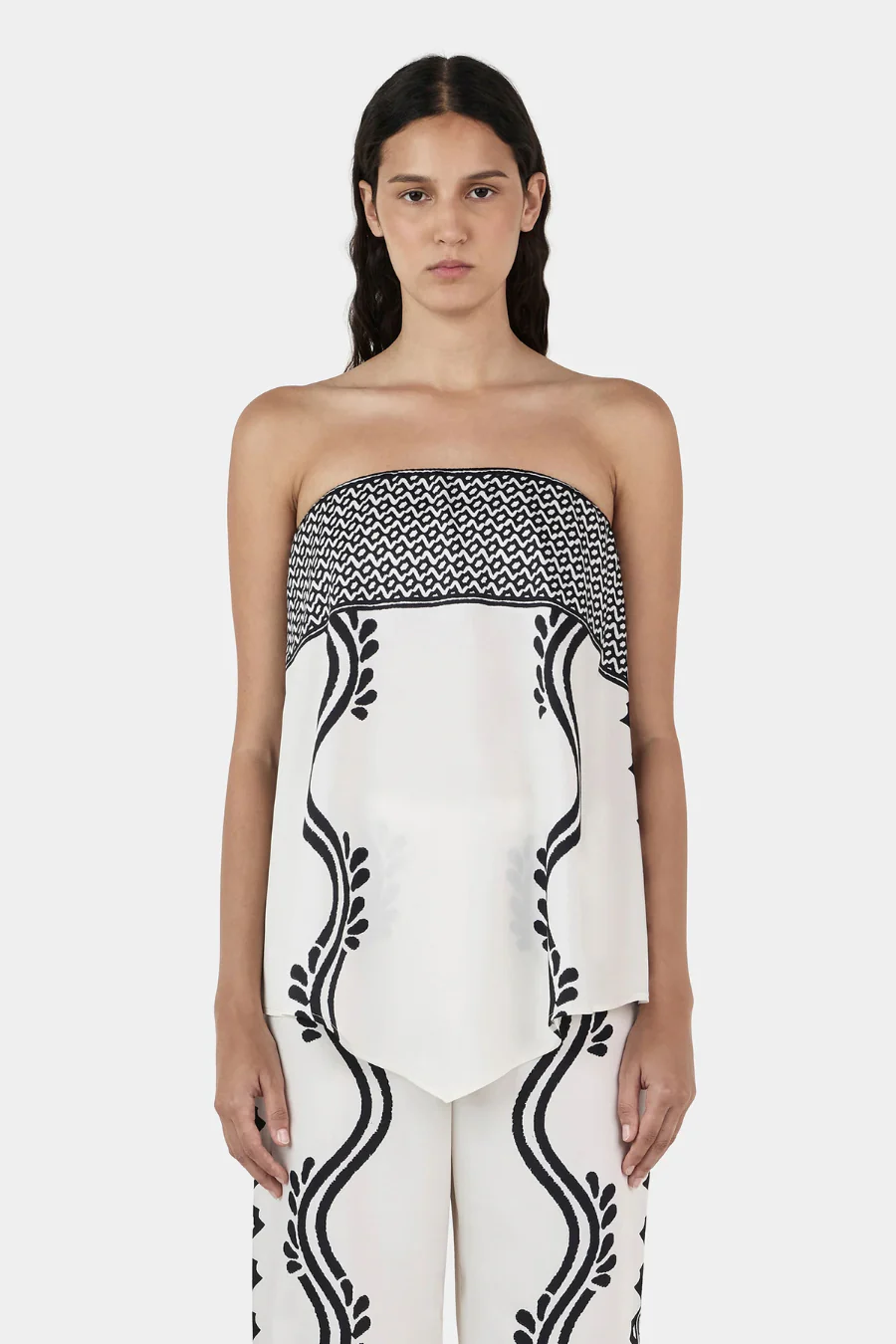 Franca Bodice Geo Waves