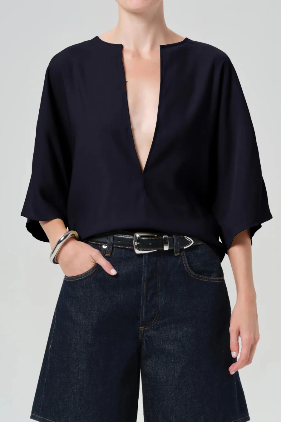 Franca Shirt Navy - Image 3