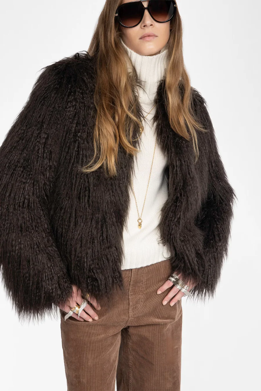 Freddie Coat Dark Chocolate - Image 3