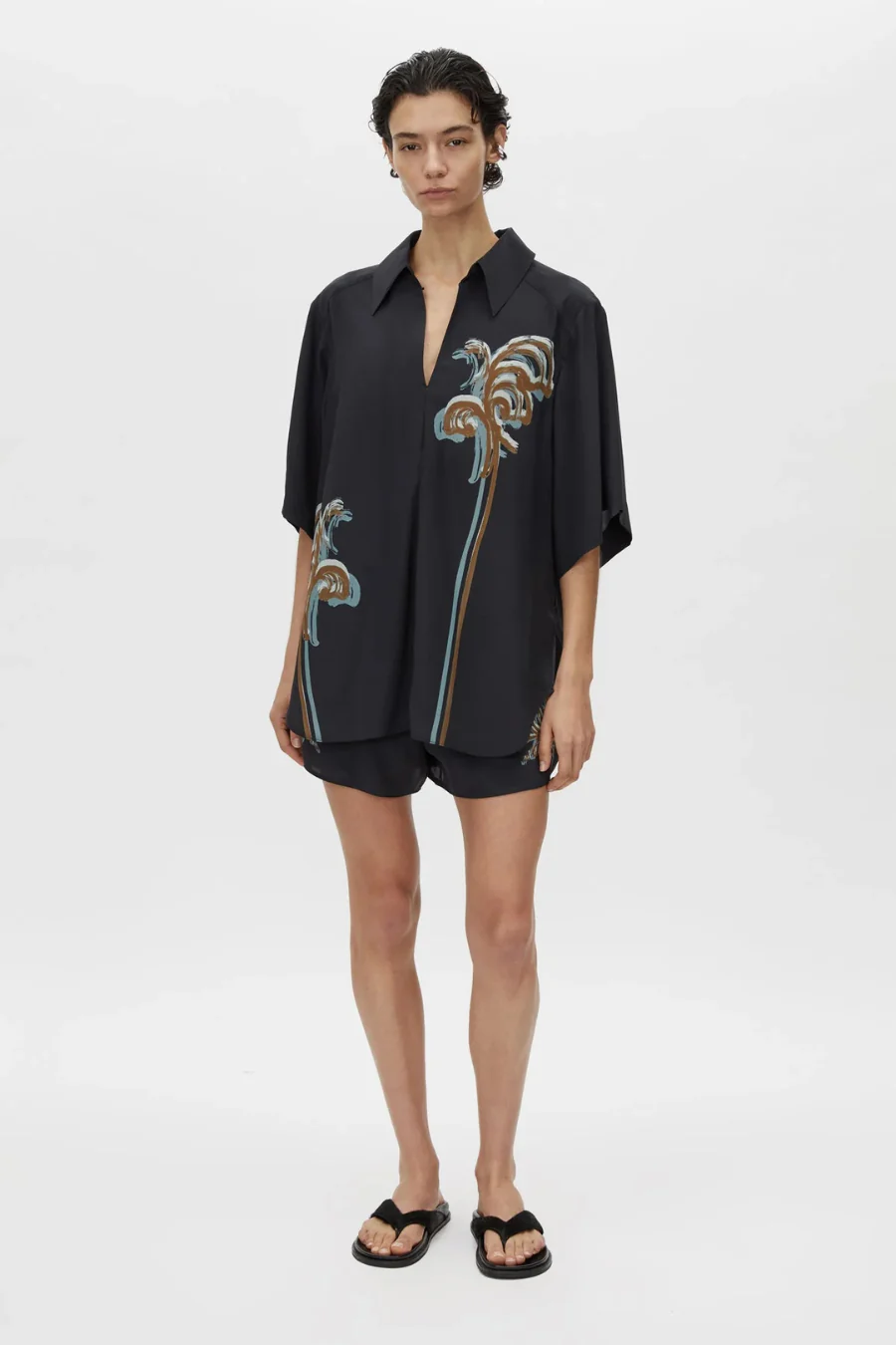 Frida Shirt Black Frida Print