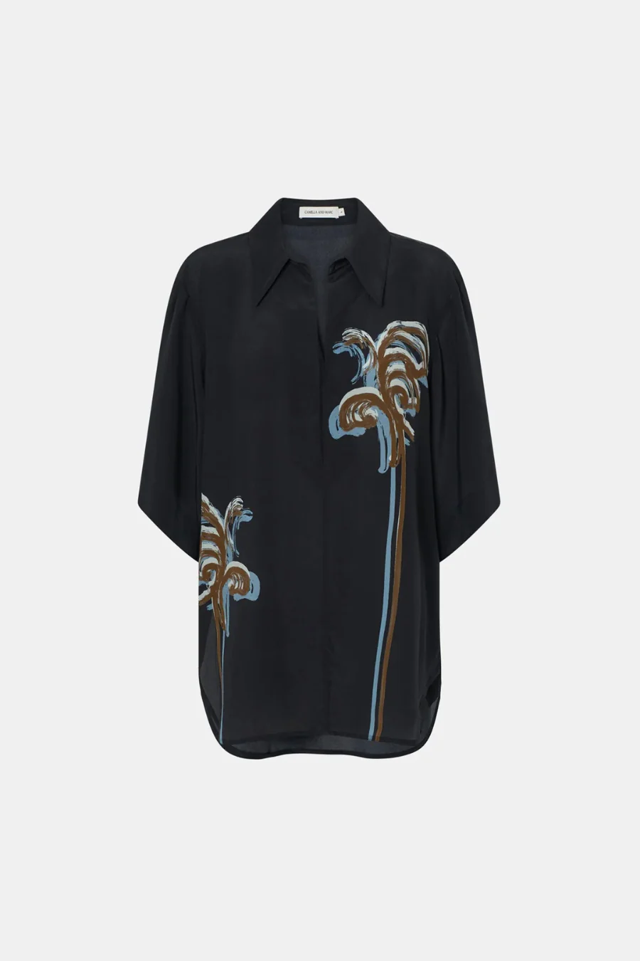 Frida Shirt Black Frida Print - Image 3
