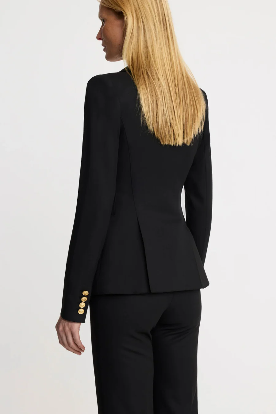 Full Back Duchess Blazer Deep Black - Image 2