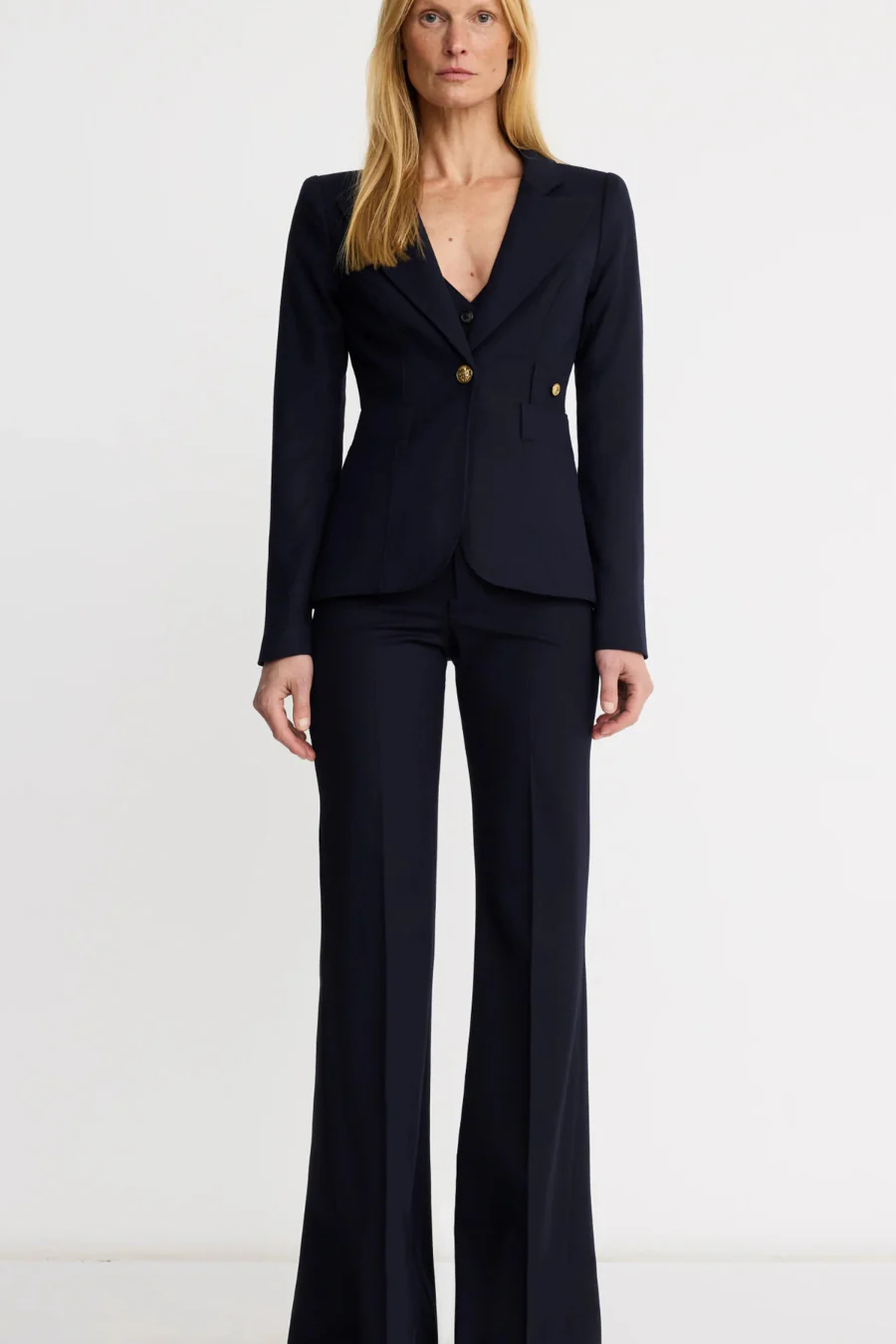 Full Back Duchess Blazer Deep Navy - Image 3
