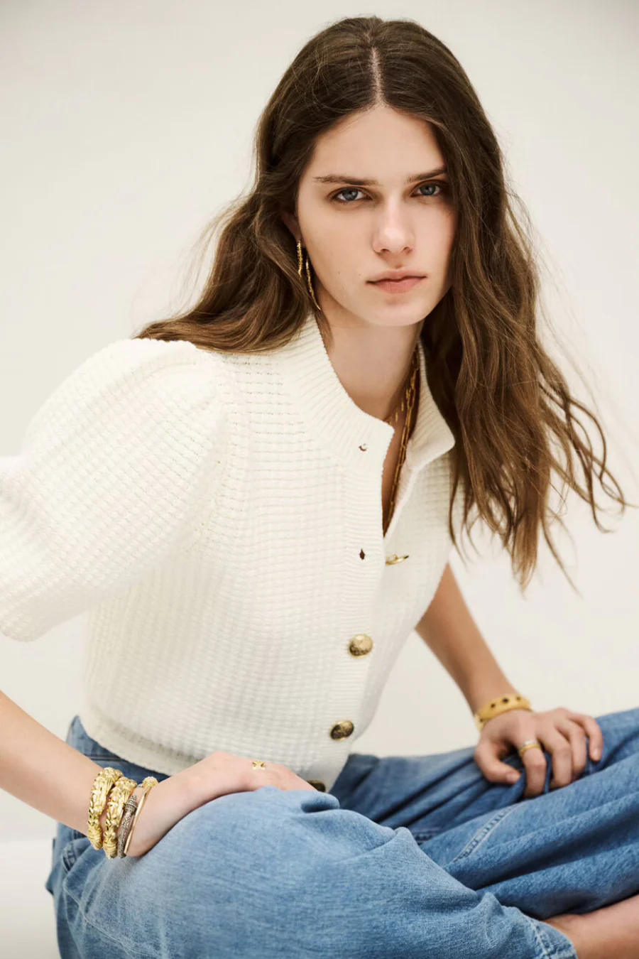 Garance Cardigan Ecru - Image 3