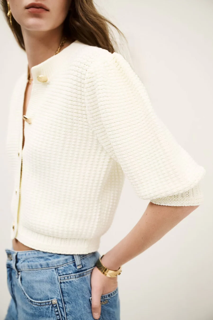 Garance Cardigan Ecru - Image 4