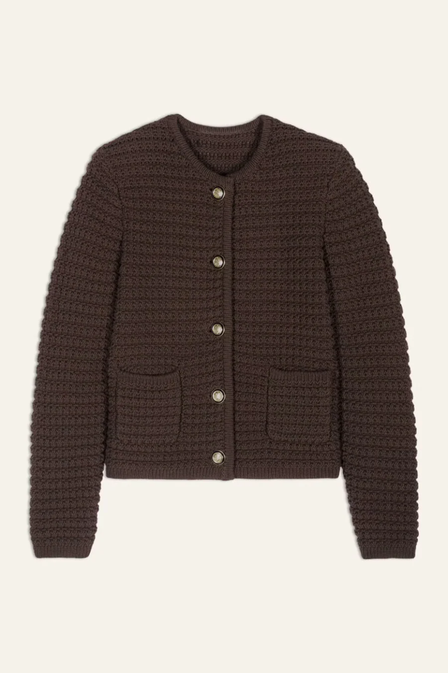 Gaspard Cardigan Chocolate - Image 4