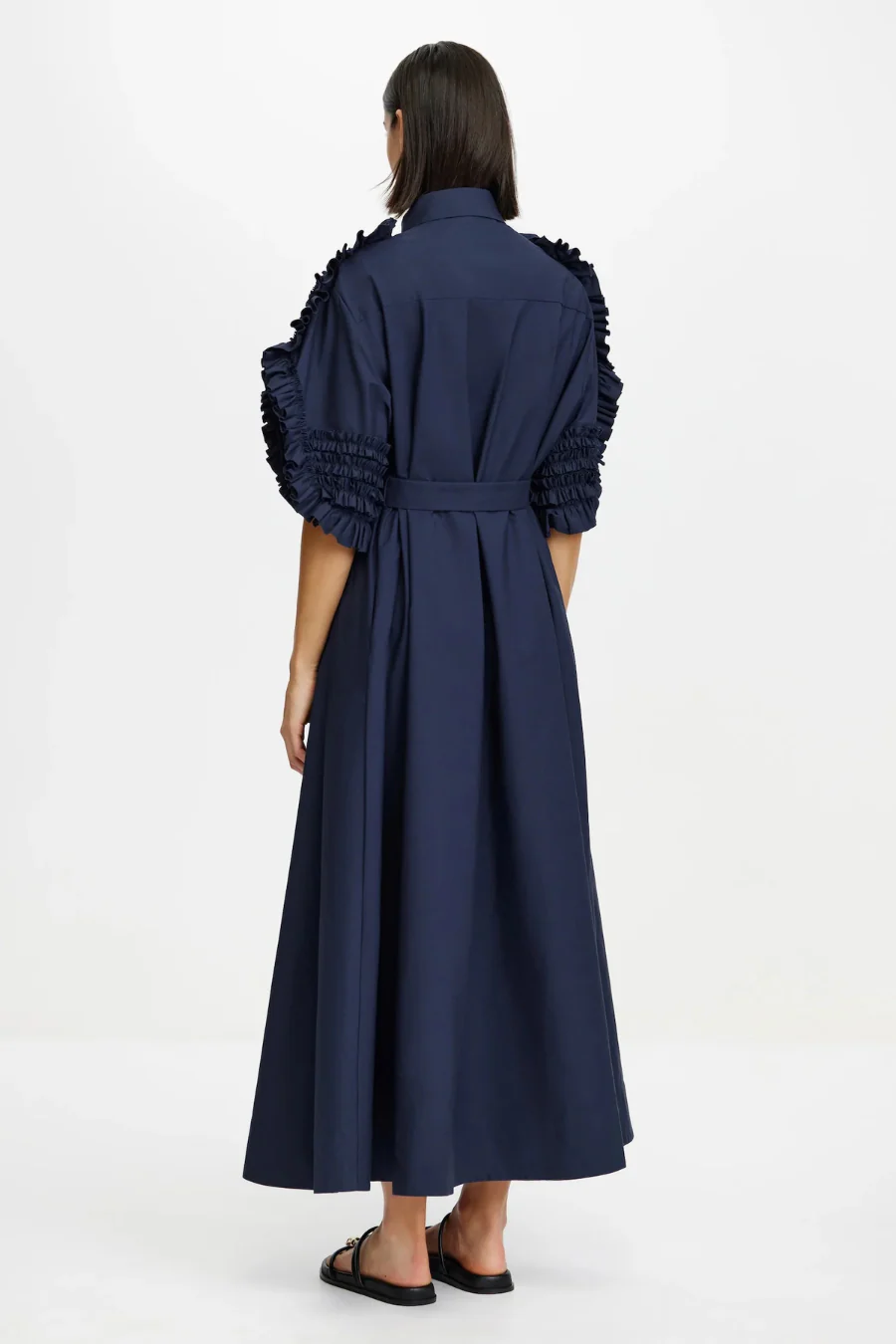 Gedney Midi Dress Deep Sapphire - Image 2