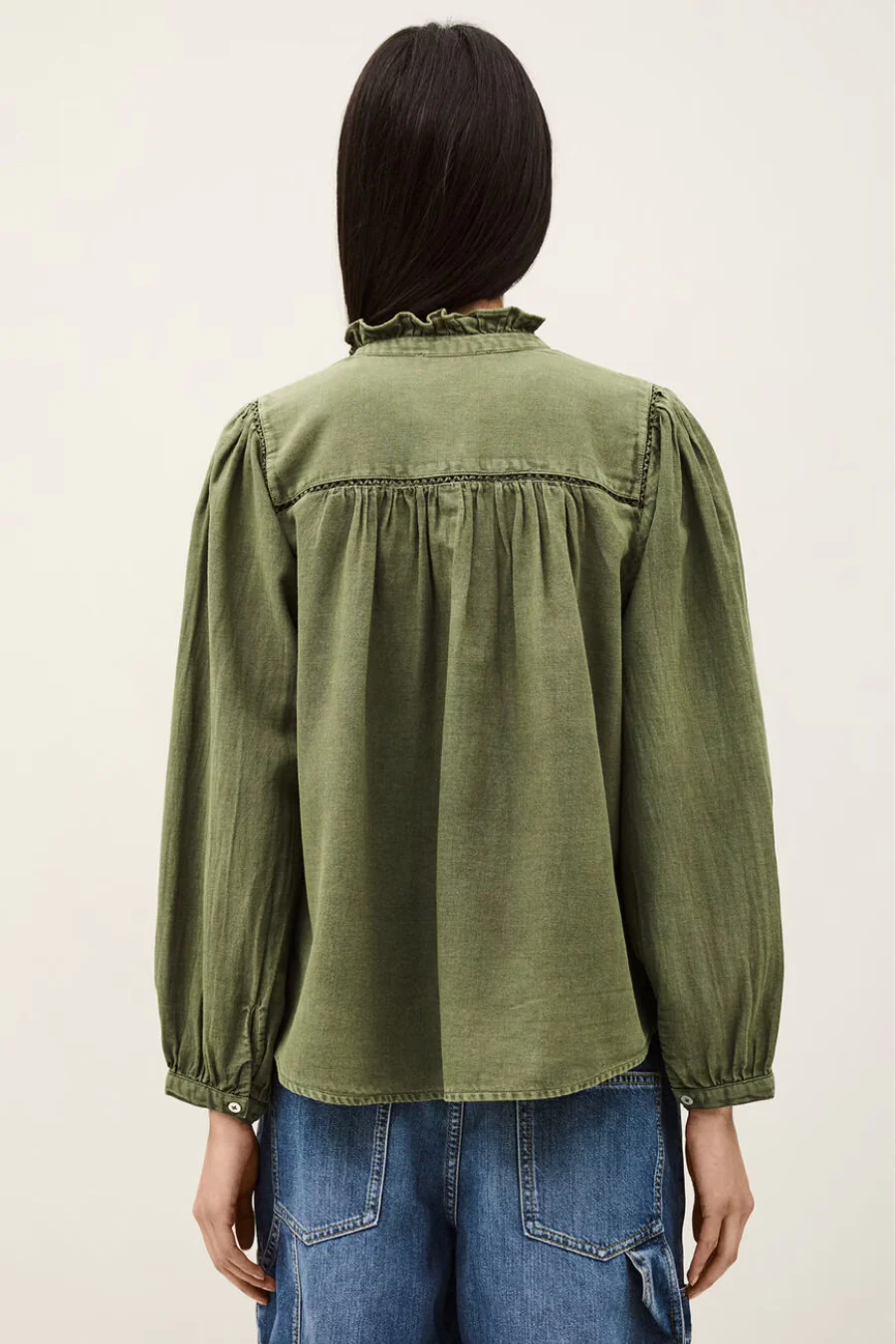 Gilda Blouse Khaki - Image 2