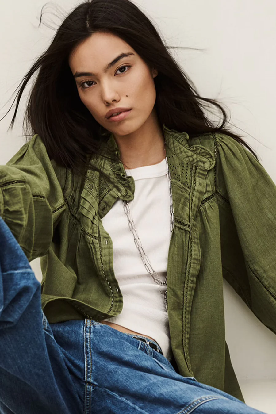 Gilda Blouse Khaki - Image 4