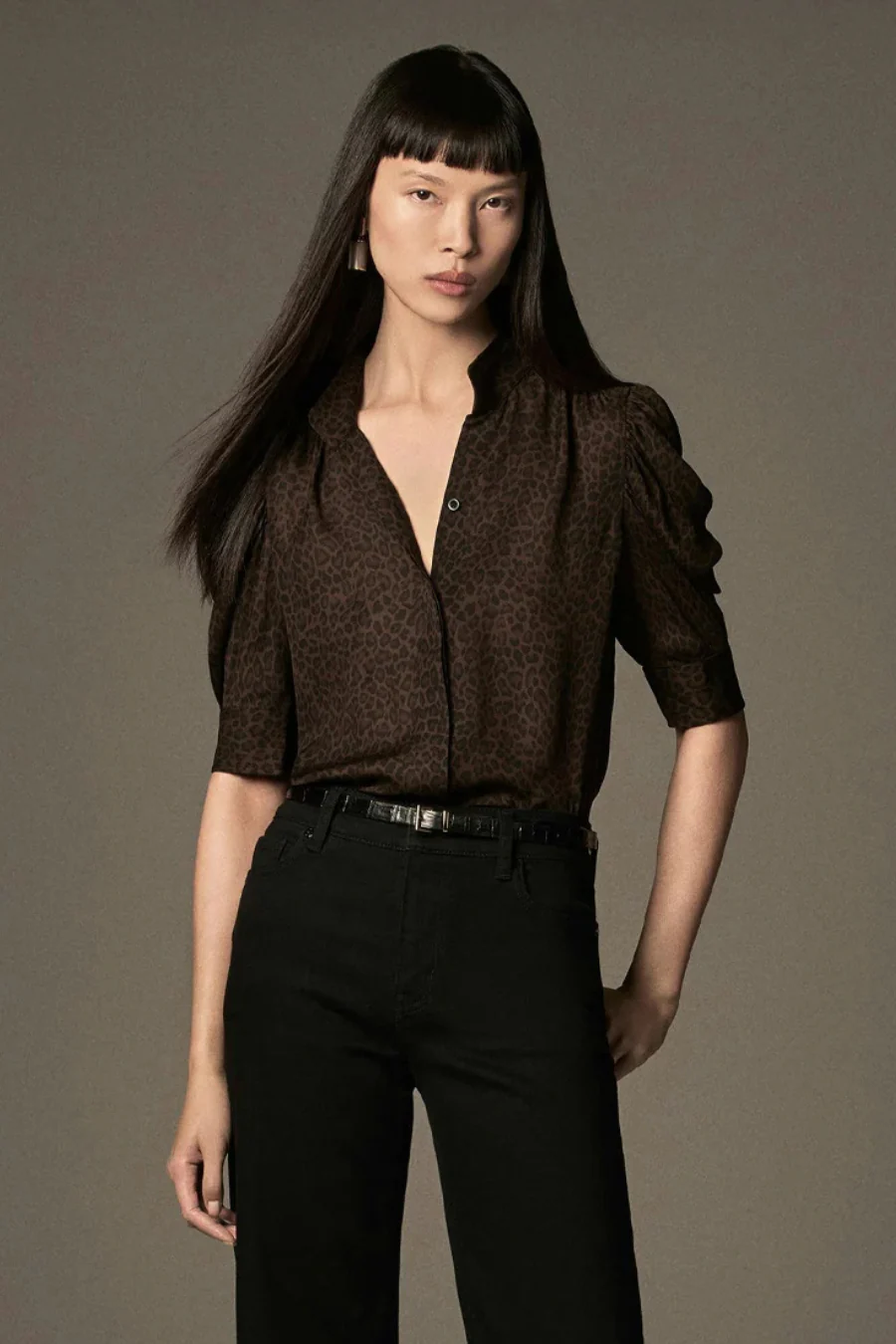 Gillian Top Leopard