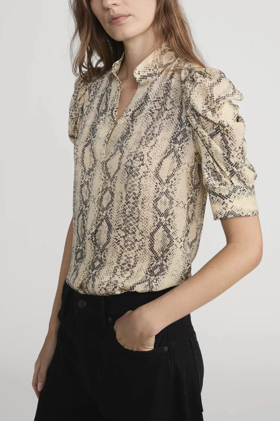 Gillian Top Snake Camel Multi - Image 3