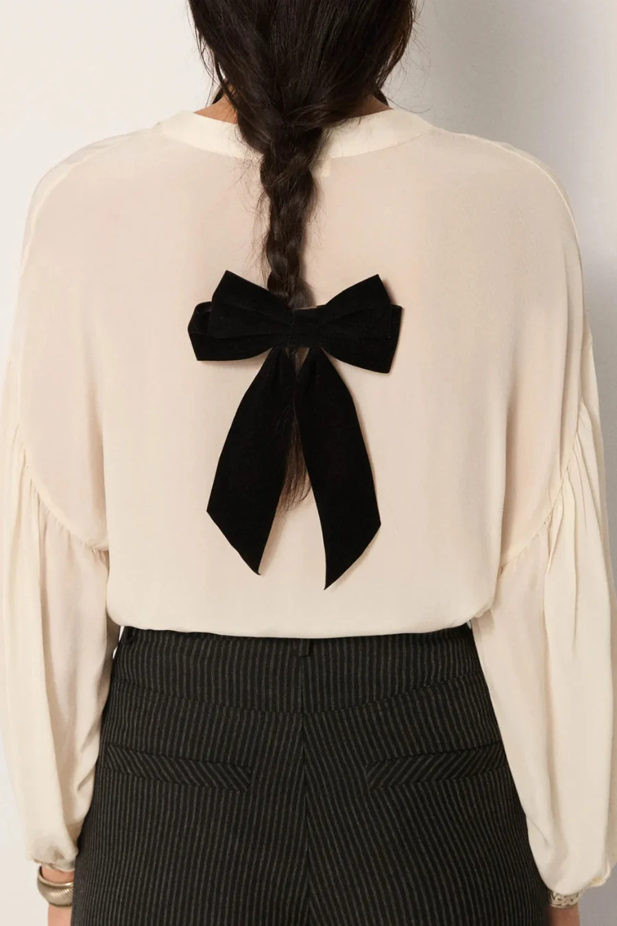 Giovanni Blouse Tuxedo Pearl - Image 3