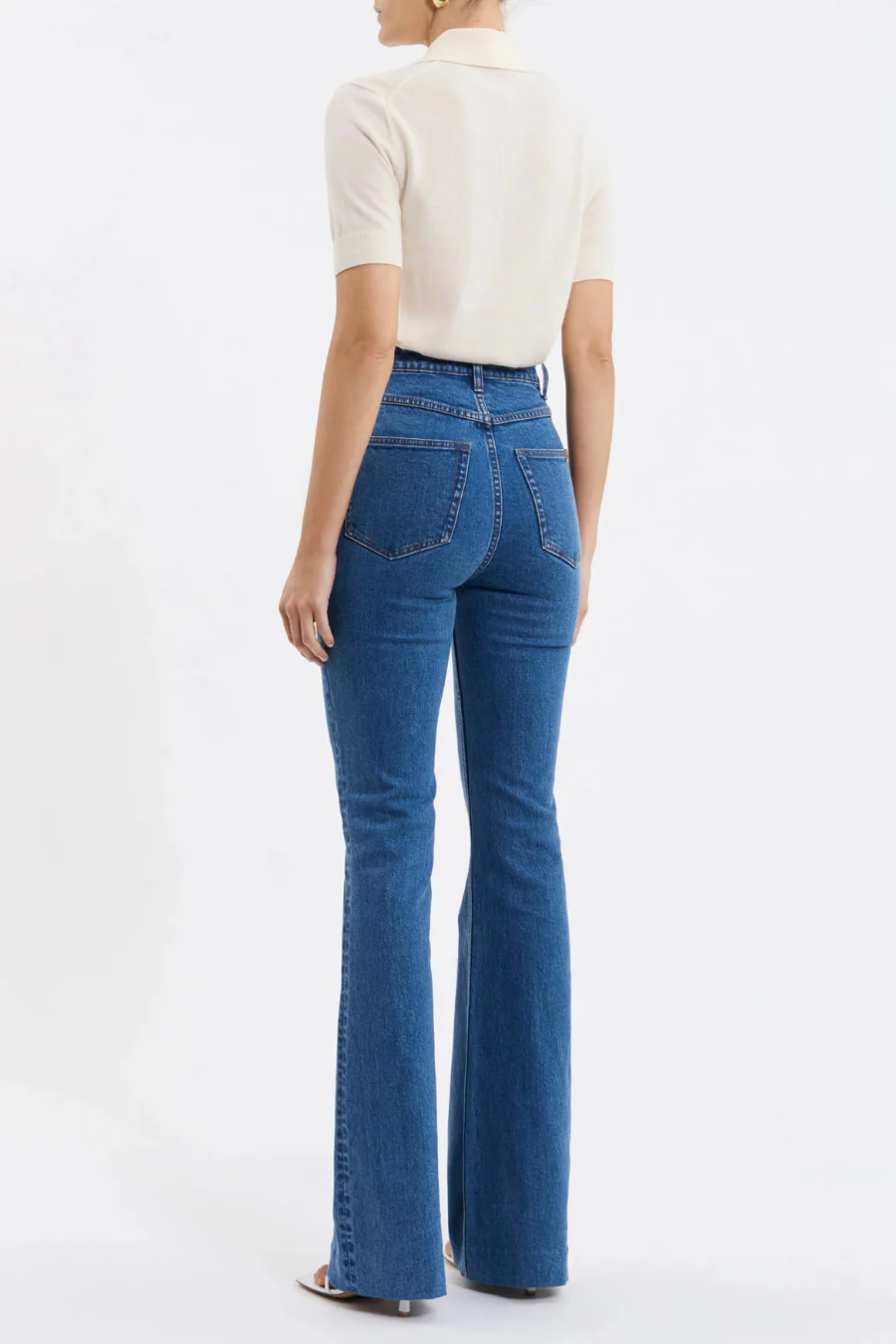 Gisele Flare Jean Mid Wash - Image 2