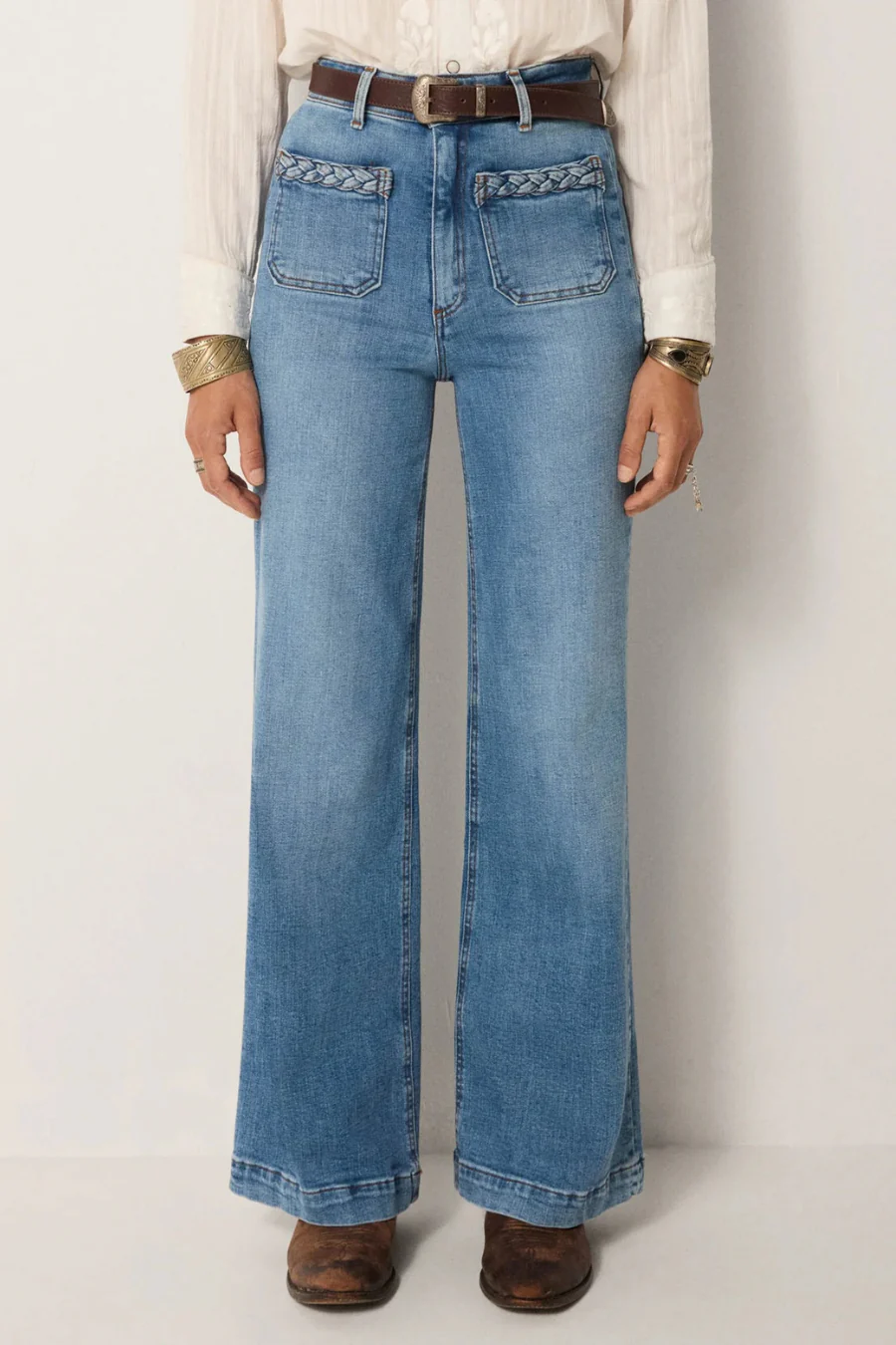 Giuletta Pant Light Blue Denim - Image 2