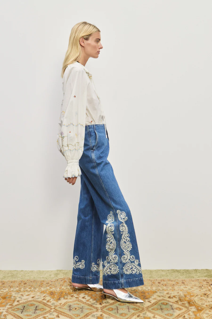 Giulia Embroidered Blouse - Image 3