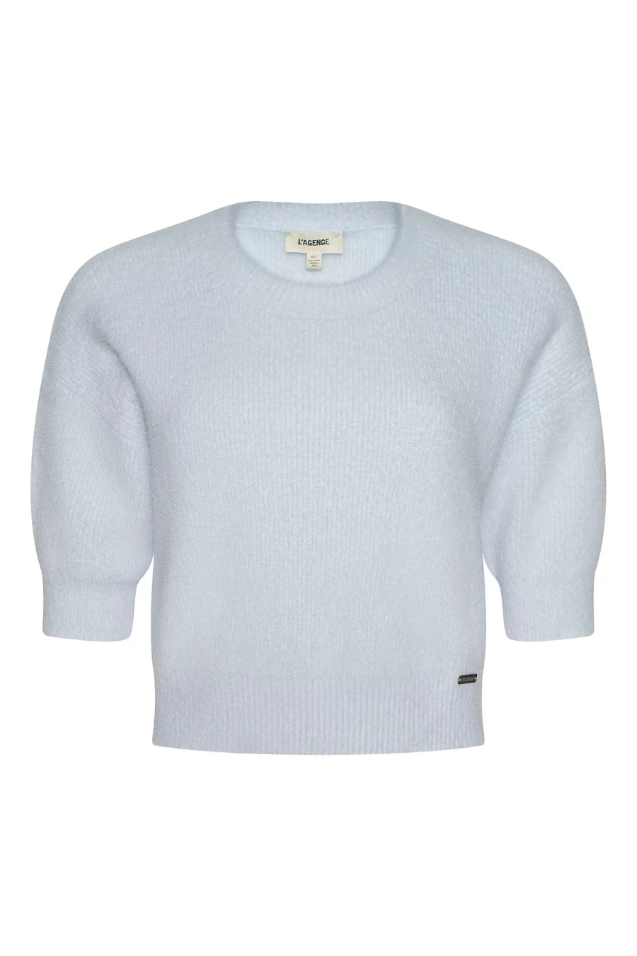 Guinevere Cropped Pullover Pale Mist Blue - Image 4