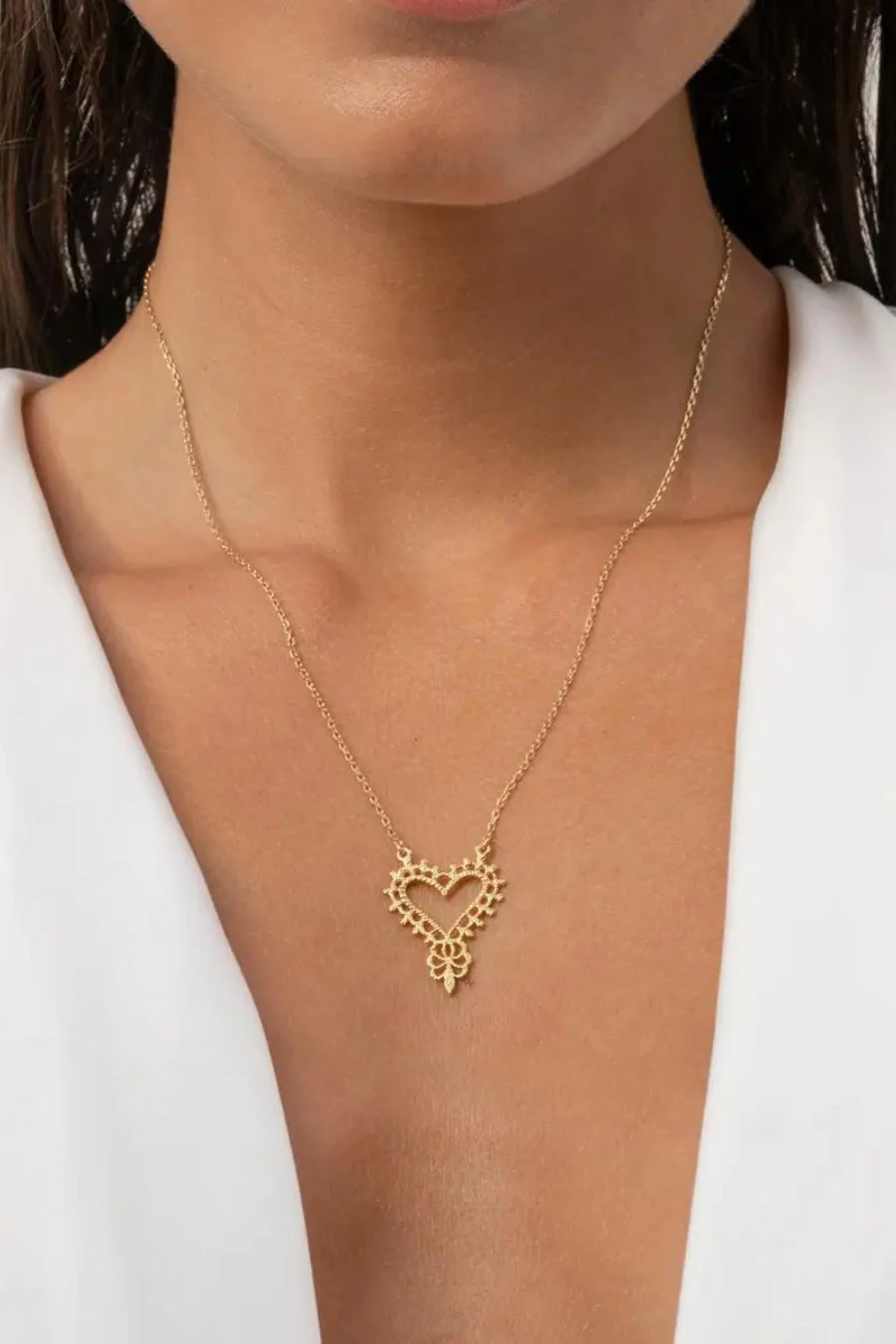 Gypsy Love Necklace Gold - Image 2