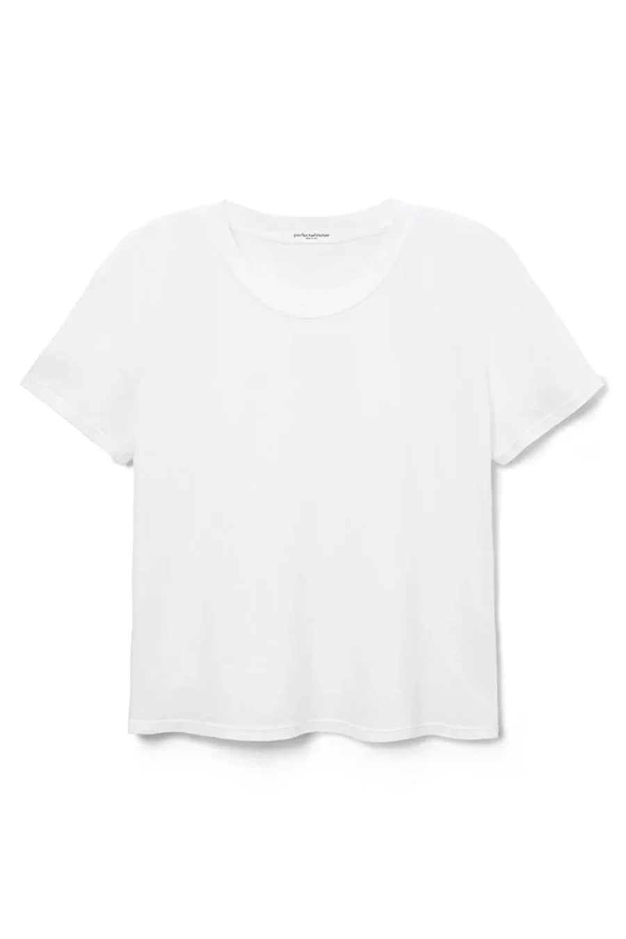Harley Cotton Boxy Crew Tee White - Image 4
