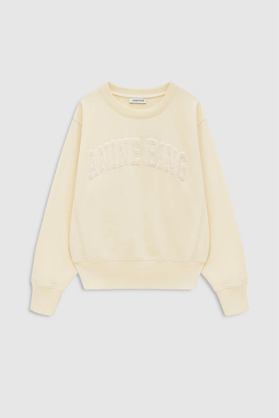 Harry Shrunken Sweatshirt Butter Yellow - Image 4
