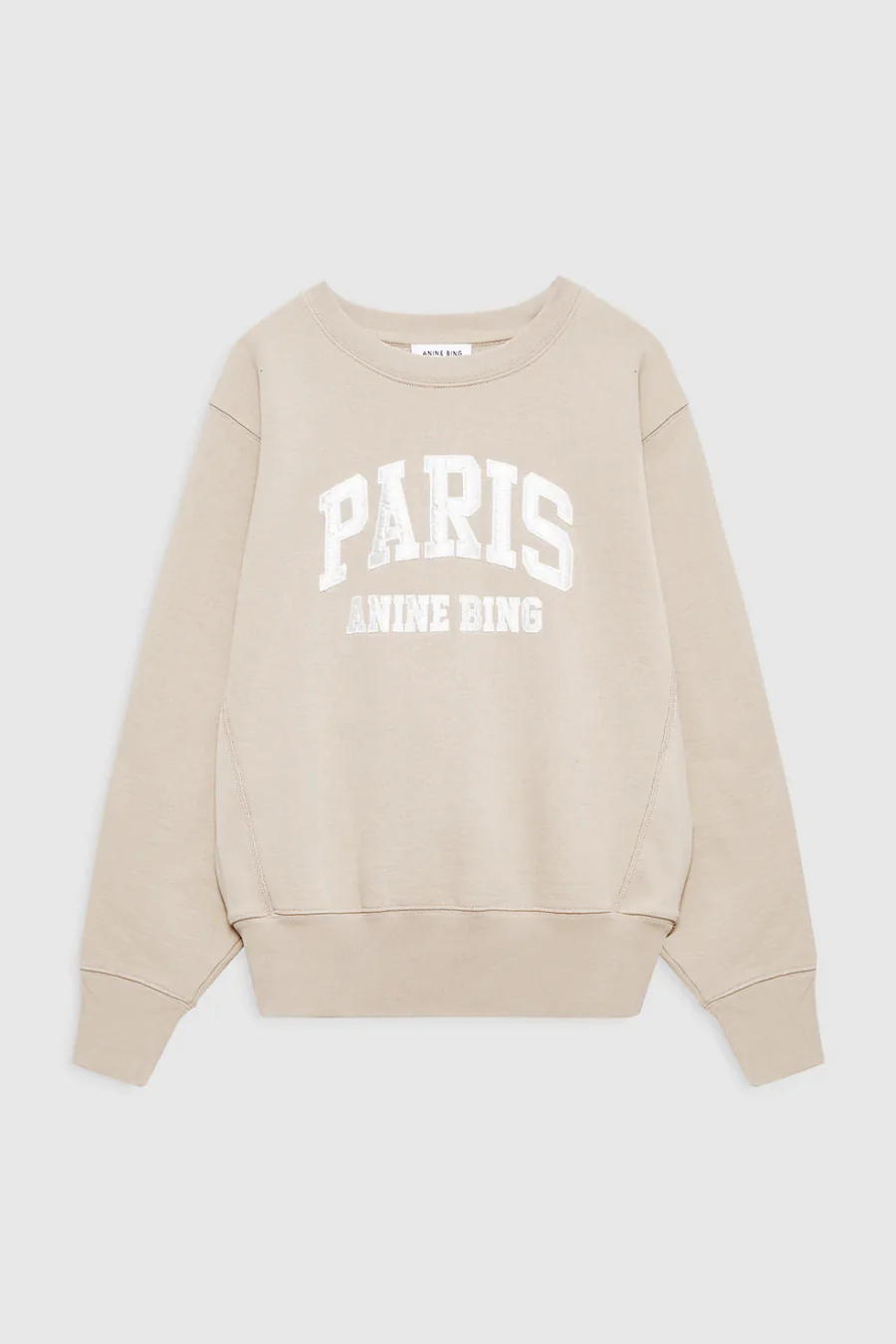 Harry Shrunken Sweatshirt Paris Beige - Image 3