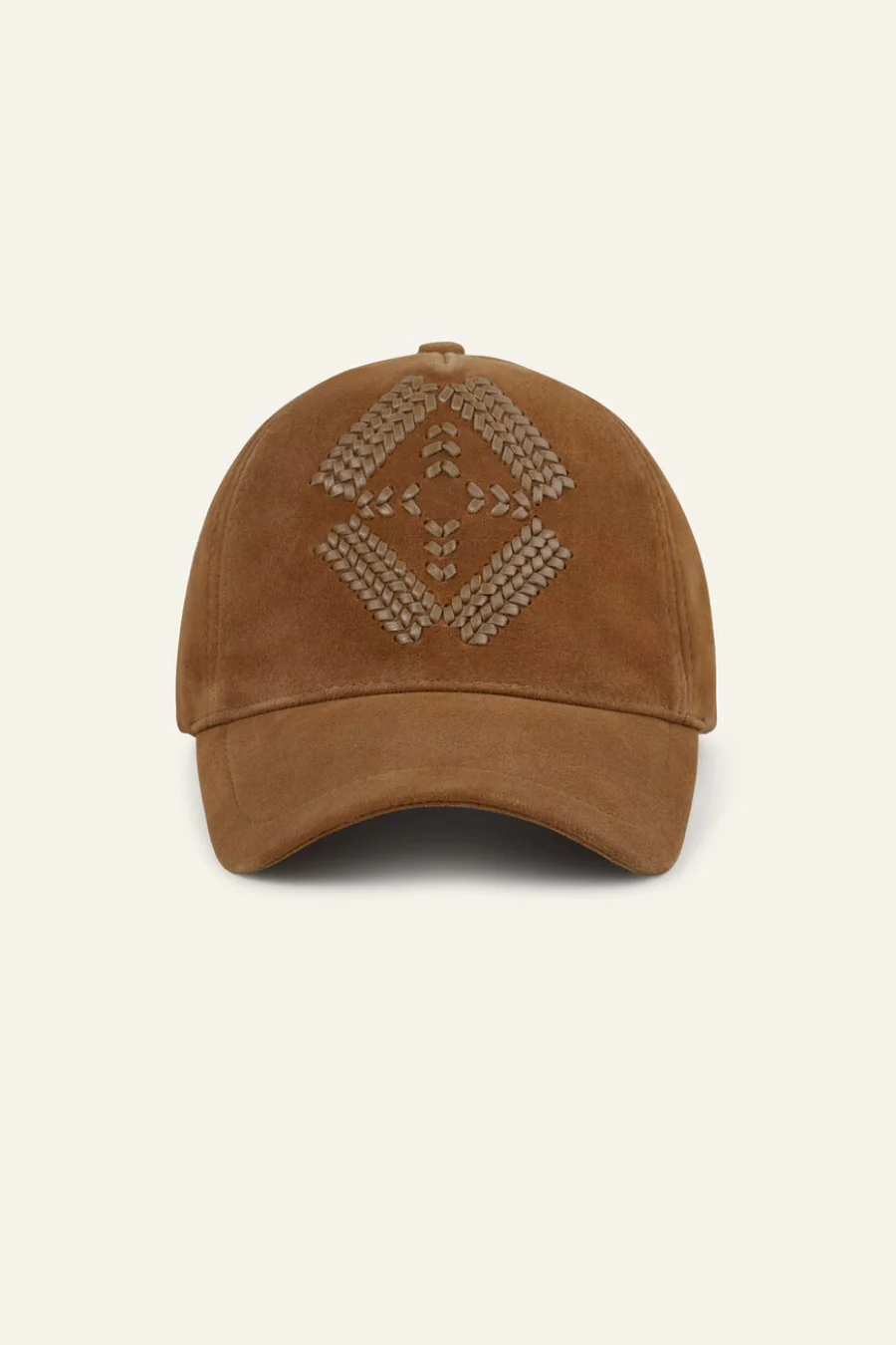 Harsha Leather Cap Marron