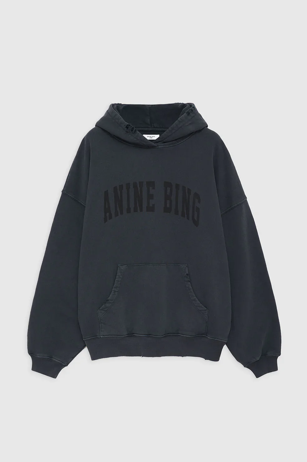 Harvey Sweatshirt Dark Washed Black - Image 3