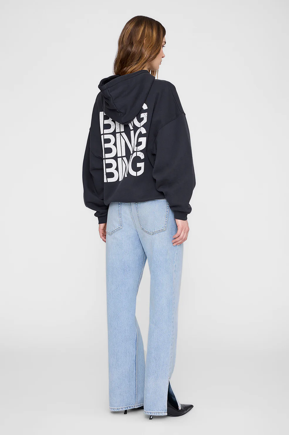 Harvey Sweatshirt Stencil Vintage Black - Image 2