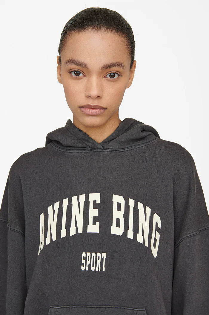 Harvey Sweatshirt Washed Black - Image 3