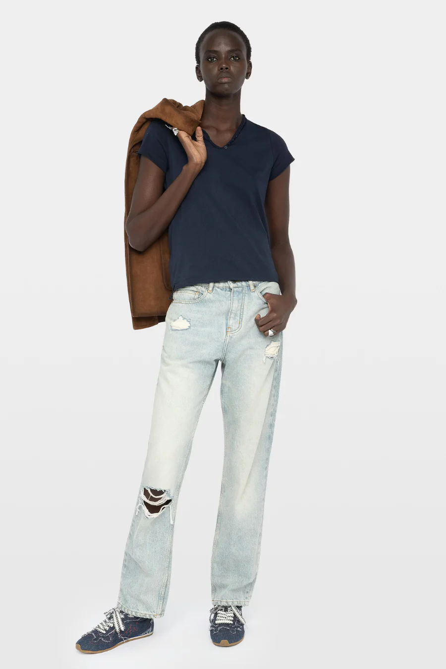 Henley T-Shirt Encre