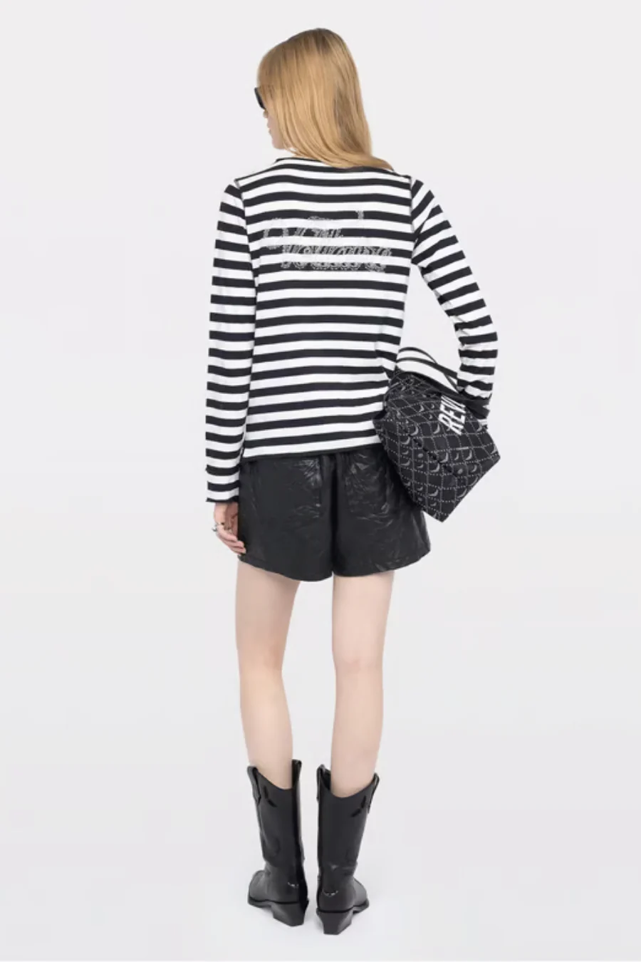 Henley Top Voltaire Stripe Encre - Image 3